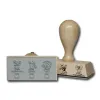 Timbro in legno 70x30 mm Timbro in legno 70x30 mm